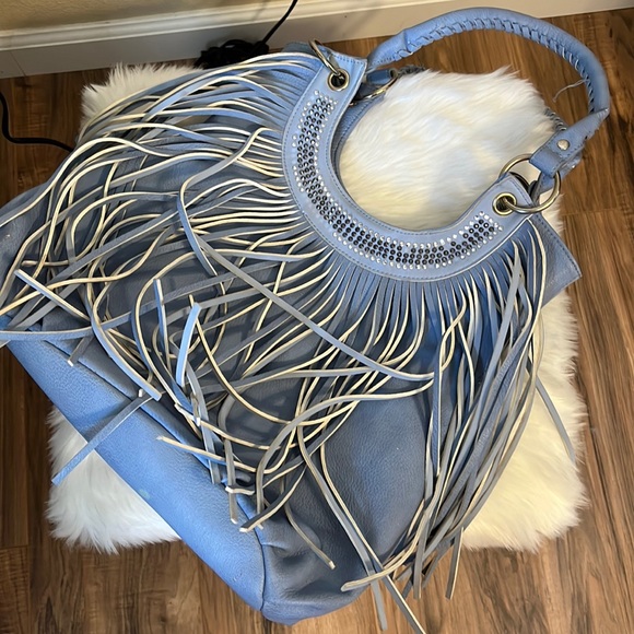 Handbags - Pastel Western Style Fringe Bag